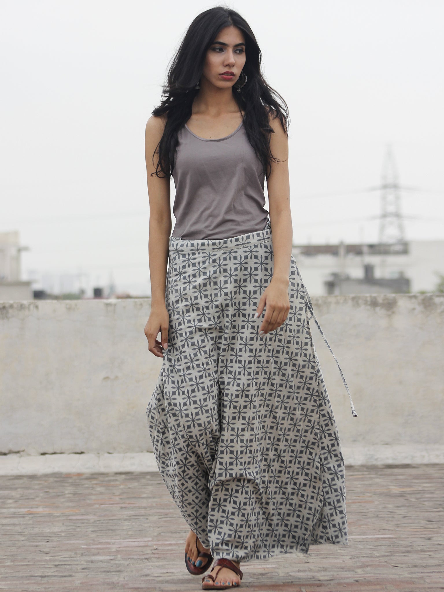 Hand Block Printed Wrap Around Skirts – InduBindu