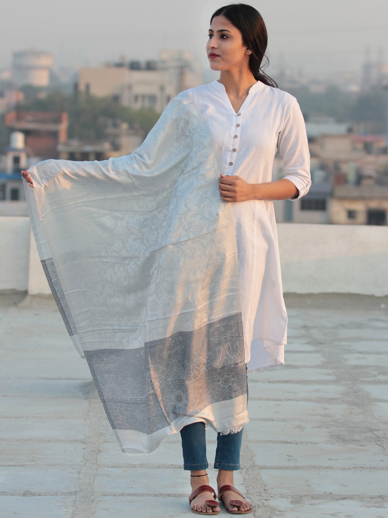 Pure Wool Stoles From kashmir – InduBindu