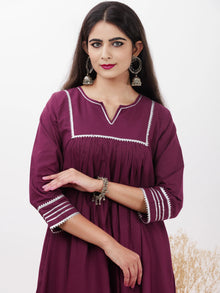 Parv Neha Set Of Kurta Pants Kota Dupatta