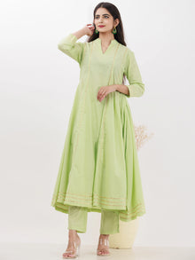 Parv Raima Set Of Kurta Pants Kota Dupatta