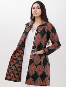 Shishir Diya Ajrakh Quilted Reversible Jacket