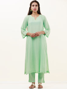 Roz Sukoon Set Of Kurta Pants Kota Dupatta