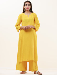 Roz Kavita Set Of Kurta Pants Kota Dupatta