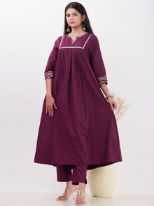 Parv Neha Set Of Kurta Pants Kota Dupatta