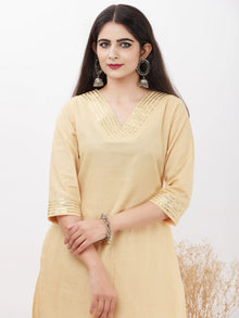 Parv Beena Set Of Kurta Pants Kota Dupatta