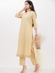 Parv Beena Set Of Kurta Pants Kota Dupatta