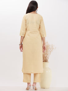 Parv Beena Set Of Kurta Pants Kota Dupatta