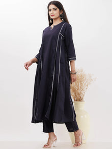 Parv Leela Set Of Kurta Pants Kota Dupatta