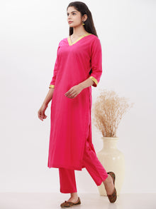 Parv Jiya Set Of Kurta Pants Kota Dupatta