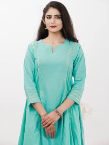 Parv Amaira Set Of Kurta Pants Kota Dupatta