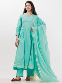 Parv Amaira Set Of Kurta Pants Kota Dupatta