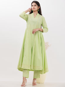 Parv Raima Set Of Kurta Pants Kota Dupatta