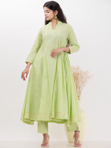 Parv Raima Set Of Kurta Pants Kota Dupatta