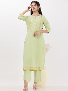 Parv Misha Set Of Kurta Pants Kota Dupatta