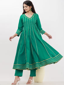 Parv Fiza Set Of Kurta Pants Kota Dupatta