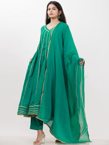 Parv Fiza Set Of Kurta Pants Kota Dupatta