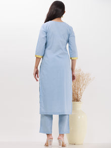 Parv Naina Set Of Kurta Pants Kota Dupatta