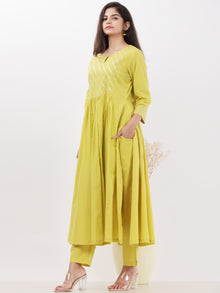 Parv Urja Set Of Kurta Pants Kota Dupatta