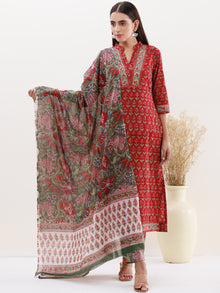 Utsav Megha Set Of Kurta Pants Dupatta