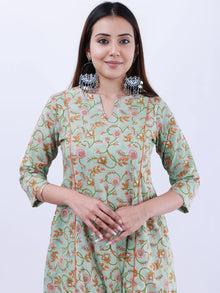 Roz Midha Set Of Kali Kurta Pants Dupatta