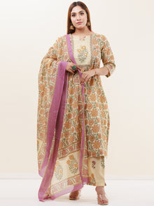 Umang Tarana Set Of Kurta Pants Dupatta