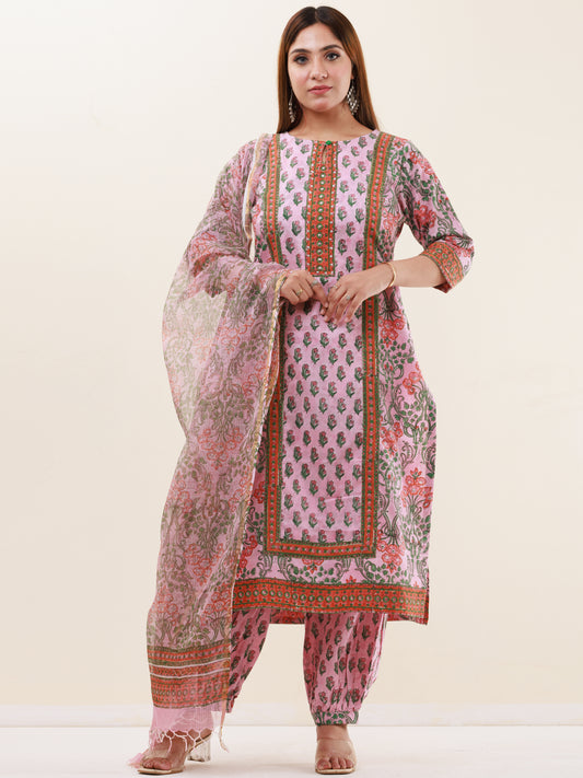 Umang Rashi Set Of Kurta Pants Dupatta