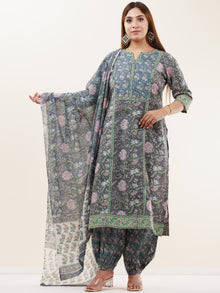 Umang Tahsin Set Of Kurta Pants Dupatta