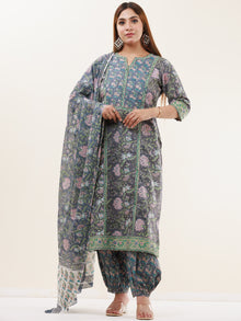 Umang Tahsin Set Of Kurta Pants Dupatta