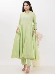 Parv Raima Set Of Kurta Pants Kota Dupatta