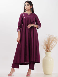 Parv Neha Set Of Kurta Pants Kota Dupatta