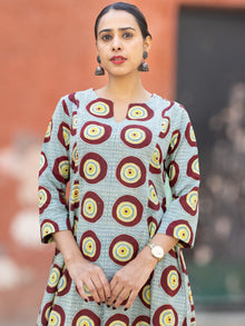 Roz Ayesha Ajrakh Kali Kurta