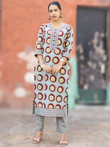 Roz Sana Ajrakh Straight Kurta