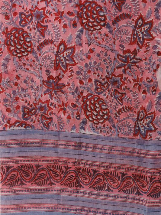 Hand Block Printed Cotton Fabric Per Meter - F001F2758