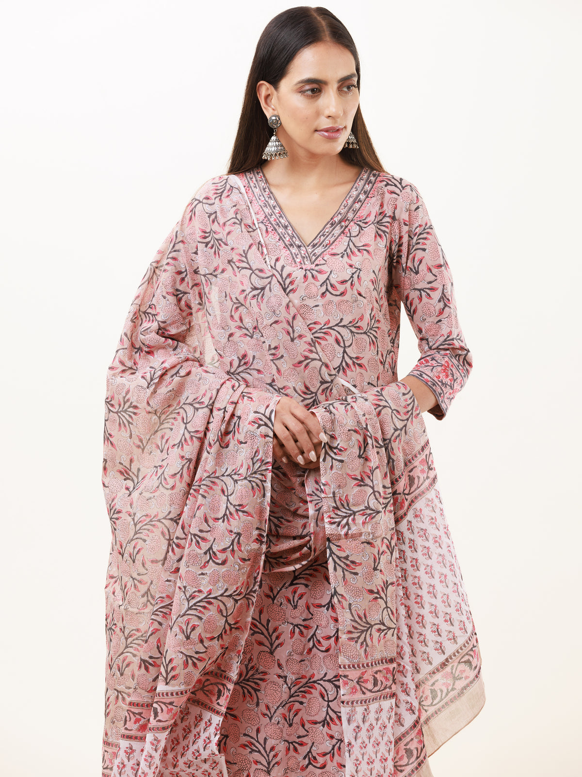 Umang Raiman Set Of Kurta Pants Dupatta