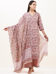 Umang Raiman Set Of Kurta Pants Dupatta