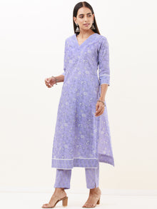 Umang Damini Set Of Kurta Pants Dupatta