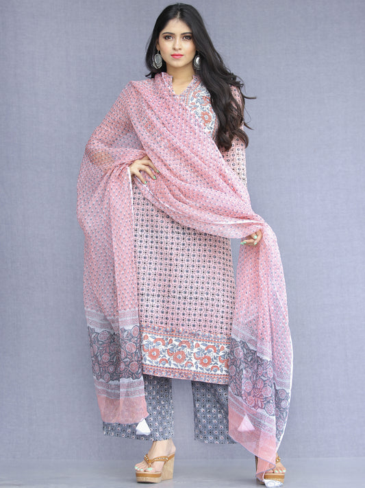 Jashn Faghir - Set of Kurta Palazzo & Dupatta - KS60A2179D