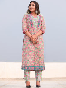 Rozana Asma - Set of Kurta Pants & Dupatta - KS152D2481D