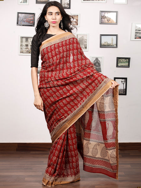 chanderi Bagh print sarees | Cotton silk, Printed sarees, Silk