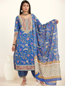 Jashn Fitrat Set Of Kurta Salwar Pants Dupatta