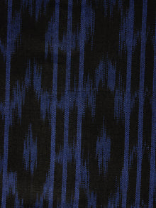 Black Purple Pochampally Hand Woven Ikat Fabric Per Meter - F002F945