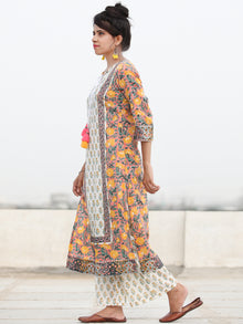 Rozana Zoya - Set of Kurta Palazzo & Dupatta - KS133A2476D