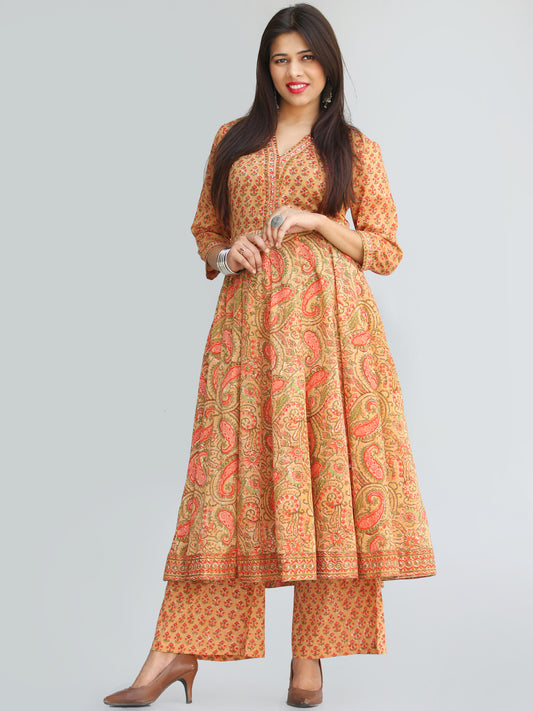 Rozana Zafraan Anarkali Kurta Palazzo Set - KS33AS2272