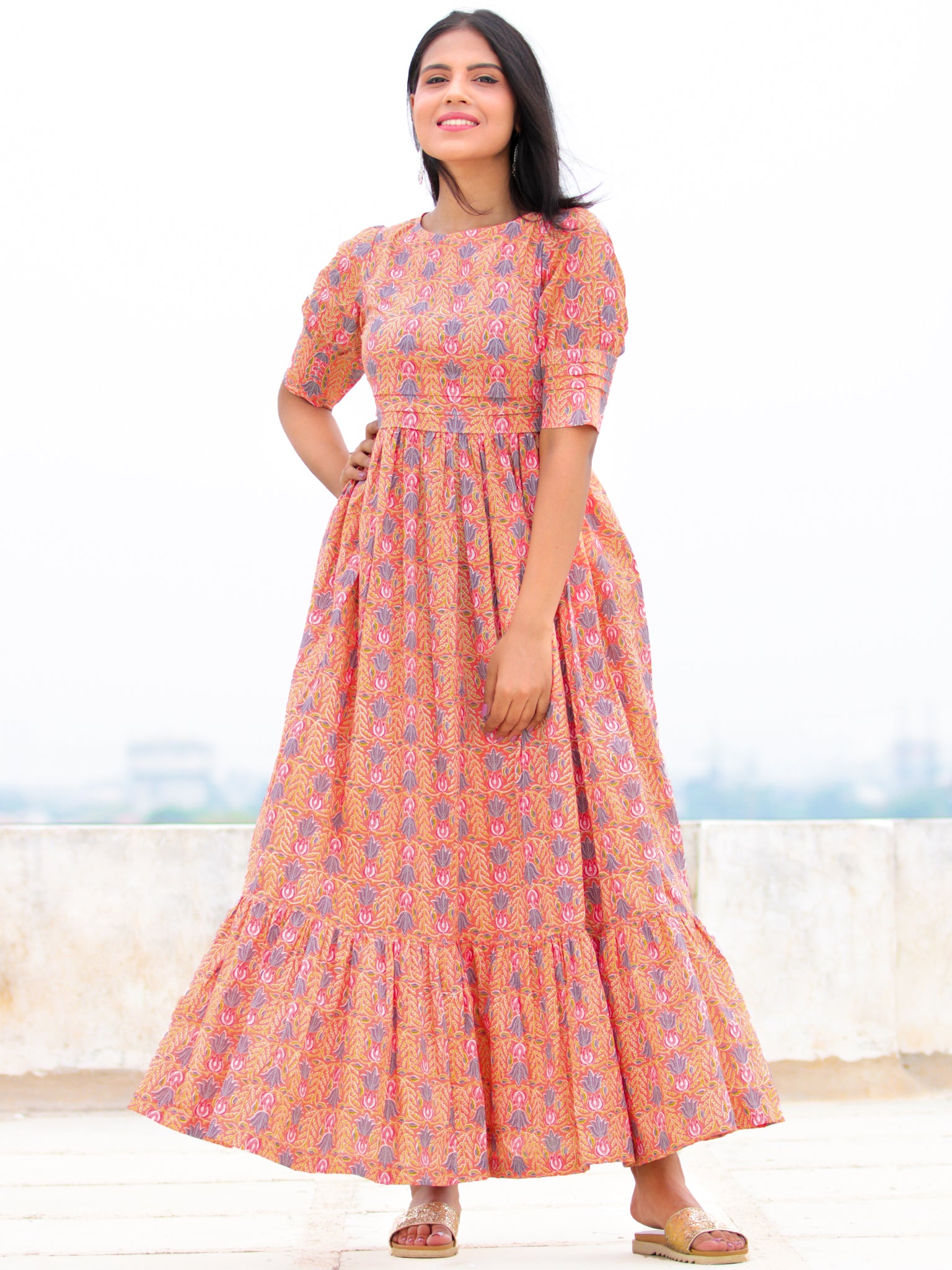 Gulzar Samah Dress - D01F1932 – InduBindu