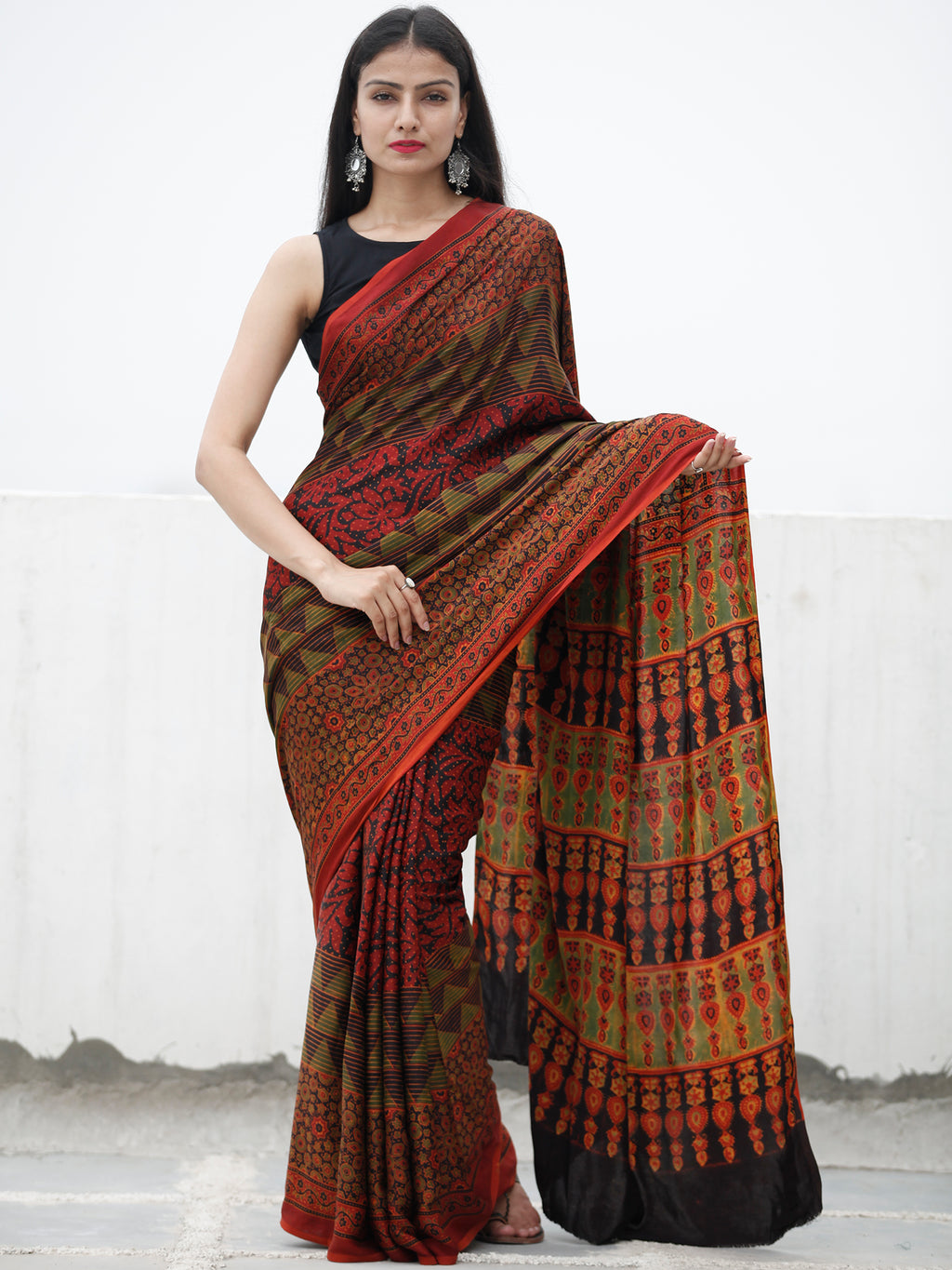 kalamkari printed Tussar silk saree – VIKA Boutique
