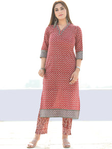 Utsav Zubeida - Kurta Pants & Kota Doria Dupatta - KS59B2569D