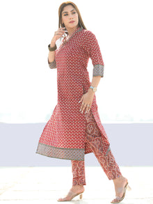 Utsav Zubeida - Kurta Pants & Kota Doria Dupatta - KS59B2569D