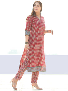 Utsav Zubeida - Kurta Pants & Kota Doria Dupatta - KS59B2569D