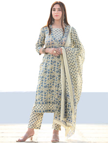 Utsav Saania - Kurta Pants & Dupatta - KS60C2584D