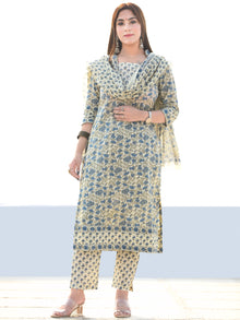 Utsav Saania - Kurta Pants & Dupatta - KS60C2584D